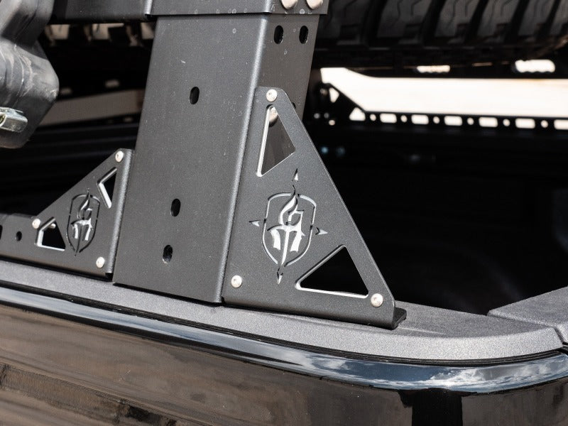 Road Armor 500BRS-BRKTKIT 05-19 fits Toyota Tacoma TRECK Drill-Less Rack Base Mounting Bracket Kit - Tex Blk