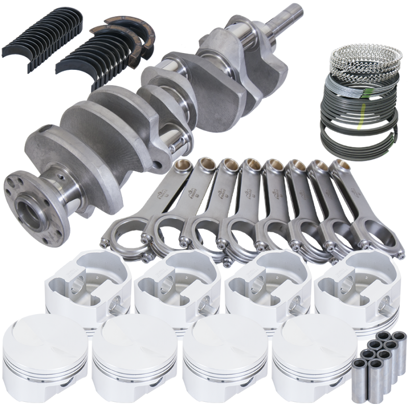 Eagle 15016080 fits Ford 429/460 4.140in Crank 6.800in H-Beam -3cc Flat Top 4.440in Pistons Rotating Assembly