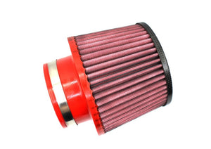 BMC FBSA90-110C Single Air Universal Conical Filter w/Carbon Top - 90mm Inlet /
