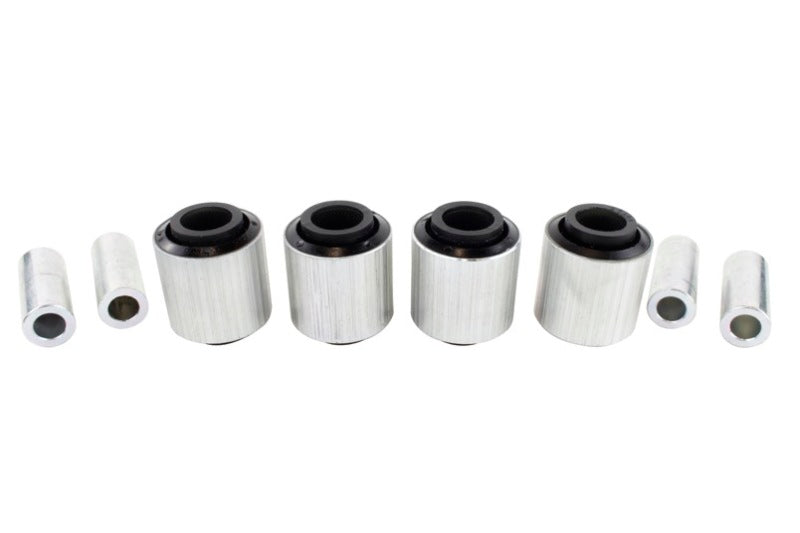 Whiteline W61705A Plus 5/ fits Infiniti 95-03 QX4 / 8/86-8/95 Pathfinder Rear Trailing Arm - Upper & Lwr Bushing