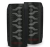 AlphaRex 658005 87-96 fits Ford Bronco/F-150 Luxx-Series LED Tail Lights - Bl