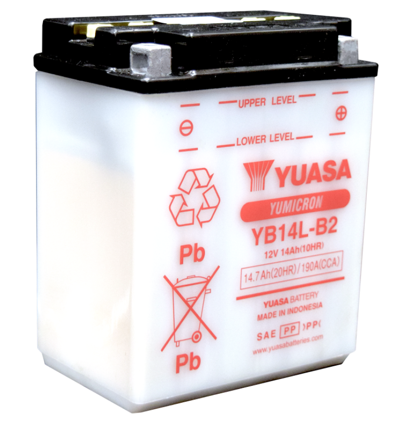 Yuasa YUAM2214BIND YB14L-B2Yumicron CX 12 Volt Battery