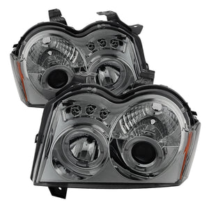Spyder 5011114 fits Jeep 05-07 Grand Cherokee Projector Headlights LED Halo LED