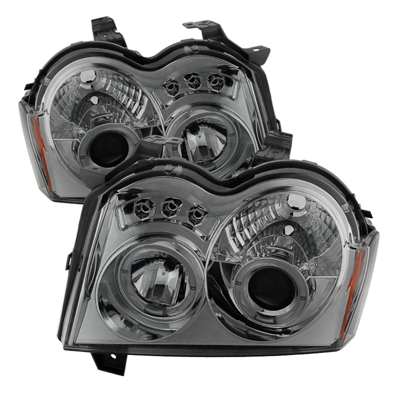 Spyder 5011114 fits Jeep 05-07 Grand Cherokee Projector Headlights LED Halo LED