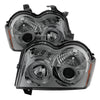 Spyder 5011114 fits Jeep 05-07 Grand Cherokee Projector Headlights LED Halo LED
