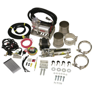 BD Diesel 1028140 Exhaust Brake - Universal 4.0in c/w Air Compressor