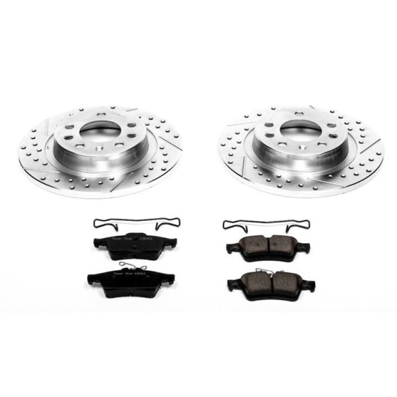 PowerStop K1436 fits Pontiac 06-09 Solstice Rear Z23 Evolution Sport Brake Kit