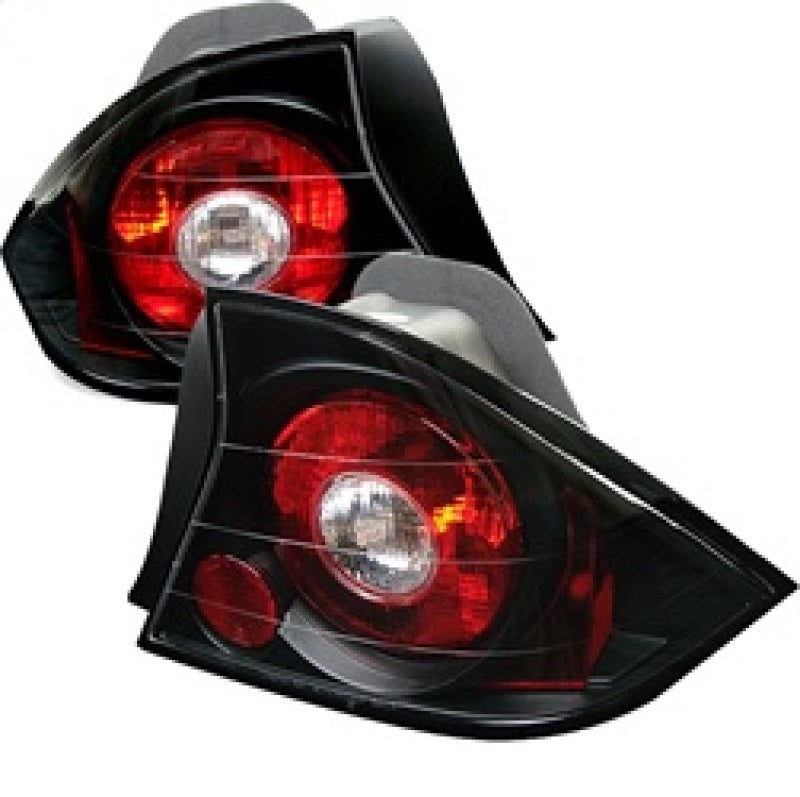 Spyder 5004369 fits Honda 01-03 Civic 2Dr Euro Style Tail Lights Black ALT-YD-H