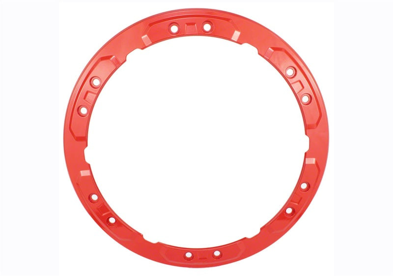 fits Ford 21-22 Racing M-1021-BLR Bronco Bead Lock Trim Ring - Red