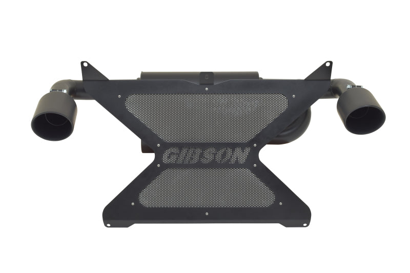 Gibson  98034 fits Can-Am 17-20 Maverick X3 Turbo Base 2.25in Dual Exhaust - Bla
