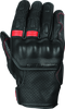 Speed and Strength 892323 Twist of Fate Leather Gloves Black/Red - XL