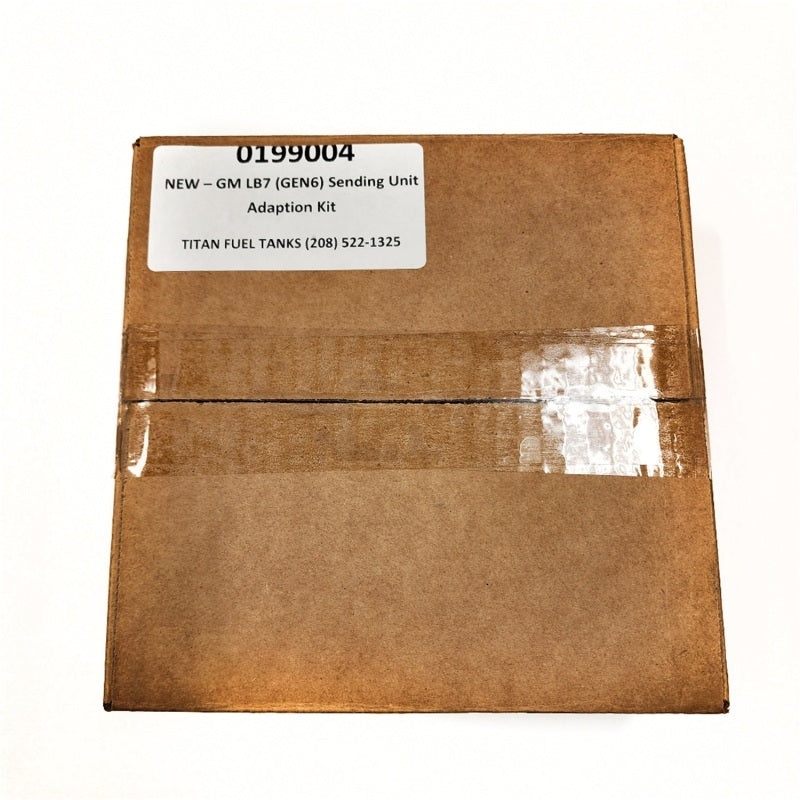 fits Titan Fuel Tanks 0199004 01-04 GM 2500/3500 LB7 (GEN6) Sending Unit Adaption Kit
