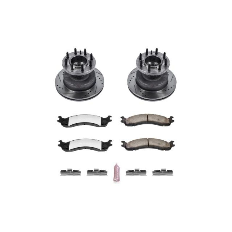 Power Stop K5084 36 fits Ford E-450 Super Duty Front Z36 Truck & Tow Brake Kit