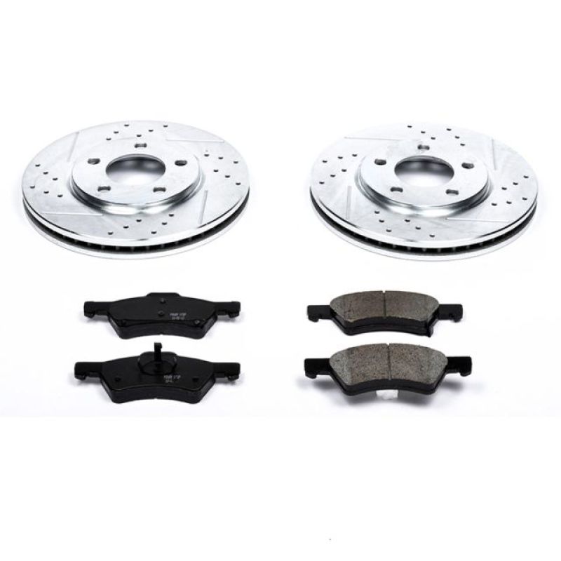 PowerStop fits Chrysler 01-07 Town & Country Front Z23 Evolution Sport Brake Kit