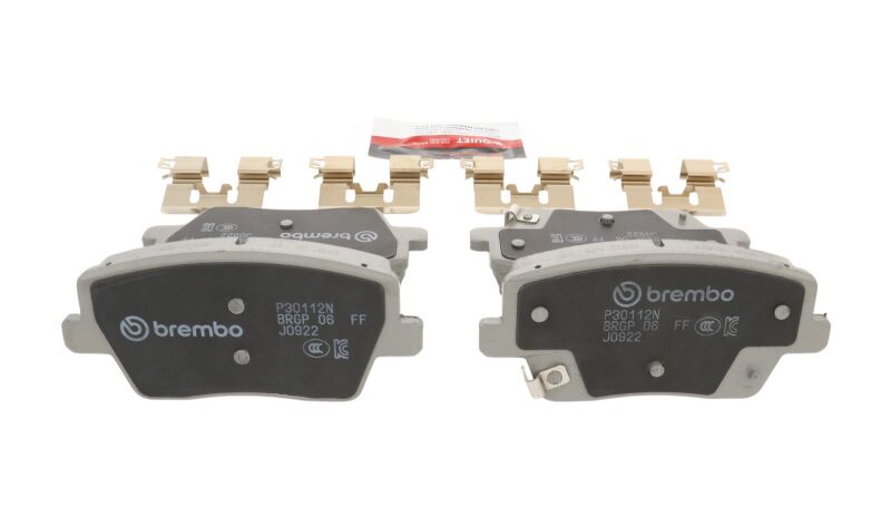 Brembo OE P30112N 19-22 fits Hyundai Veloster N Rear NAO Brake Pad