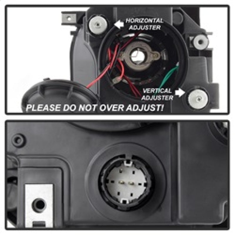 xTune 9039720 15-17 fits Jeep Renegade Light Bar DRL Projector Headlights -Blac