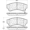 Stoptech 308.1164 Street Touring 06-10 Ford Fusion / 07-10 Lincoln MKZ Front Brake Pads