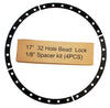 Raceline RBL17-SPACER 17in 32 Hole 1/8in Bead Lock Spacer Kit (4pcs)