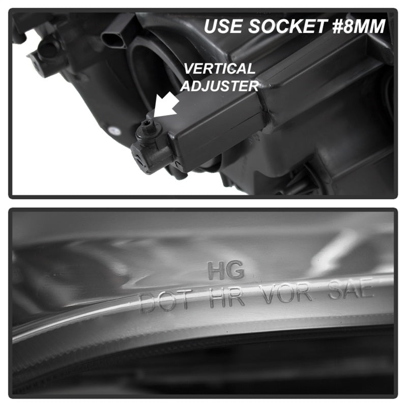 xTune 9042515 11-17 fits Dodge Grand Caravan Driver Side Headlights - OEM Left