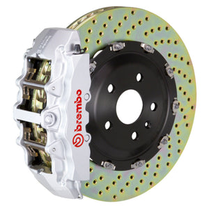 Brembo 1N1.9029A3 Brembo 12-13 TT RS Front GT BBK 6 Piston Cast 380x34 2pc Rotor Drilled-Silver