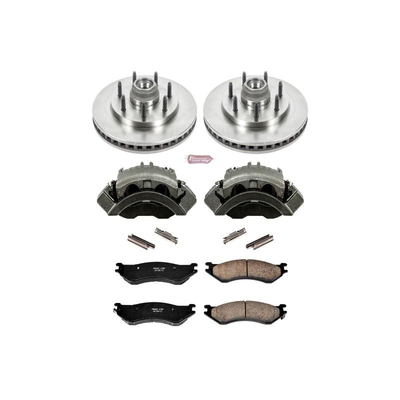 Power Stop KCOE5138 97-99 fits Ford F-250 Front Autospecialty Kit w/Cals