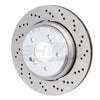 SHW Performance BRR42834 SHW 06-08 fits BMW Z4 3.2L Right Rear Cross-Drilled Lightweight Brake Rotor (34212282304)