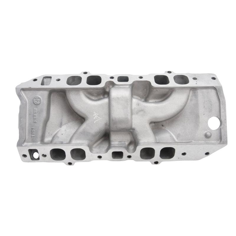 Edelbrock 75611 Polished B/B fits Chevy O-Port RPM Air-Gap Manifold