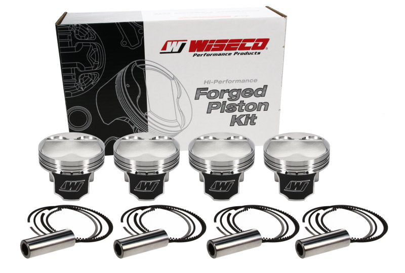 Wiseco K572M88 fits Honda 4v DOME +6.5cc STRUTTED 88MM Piston Shelf Stock Kit