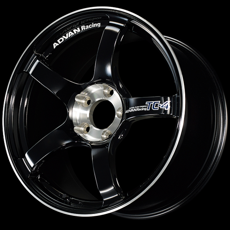 Advan YADS7G38EBF TC-4 SE 17x8.0 / +38 Offset / 5x114.3 / 73mm Bore / Racing Gloss Black and Diamond Cut