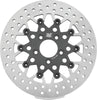 Twin Power 666826 08-Up FLH FLT Rear 11.8in Floating Rotor Mesh Black