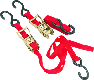 BikeMaster 100522 BikeMaster Tiedown 1in Rachet - Red