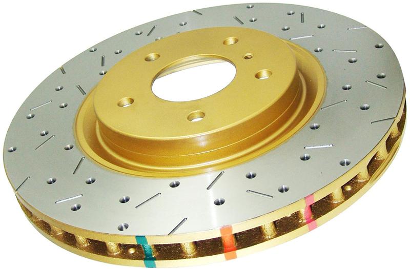 DBA 05-16 Saab 9-2X Linear/ 2.5i Front 4000 Series Drilled & Slotted Rotor