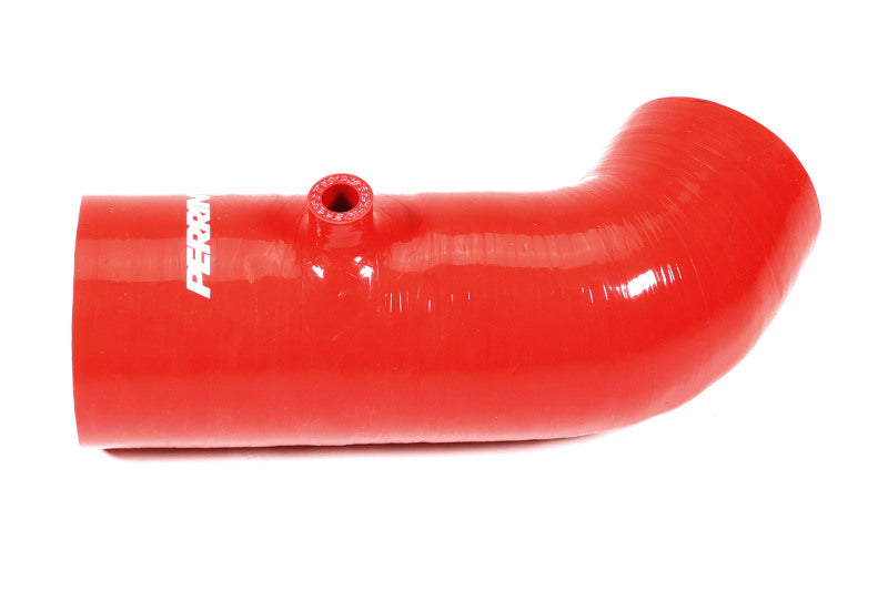 Perrin PSP-INT-432RD 22-23 fits Subaru BRZ/Toyota GR86 Silicone Inlet Hose (3in. ID / SS Wire) - Red