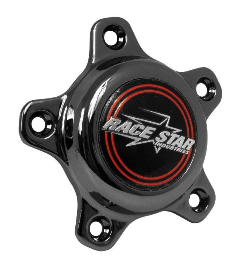 Race Star 615-5096-D1 5 Lug Cap Short Plastic Dark Star (incl. Medallion & Screws)