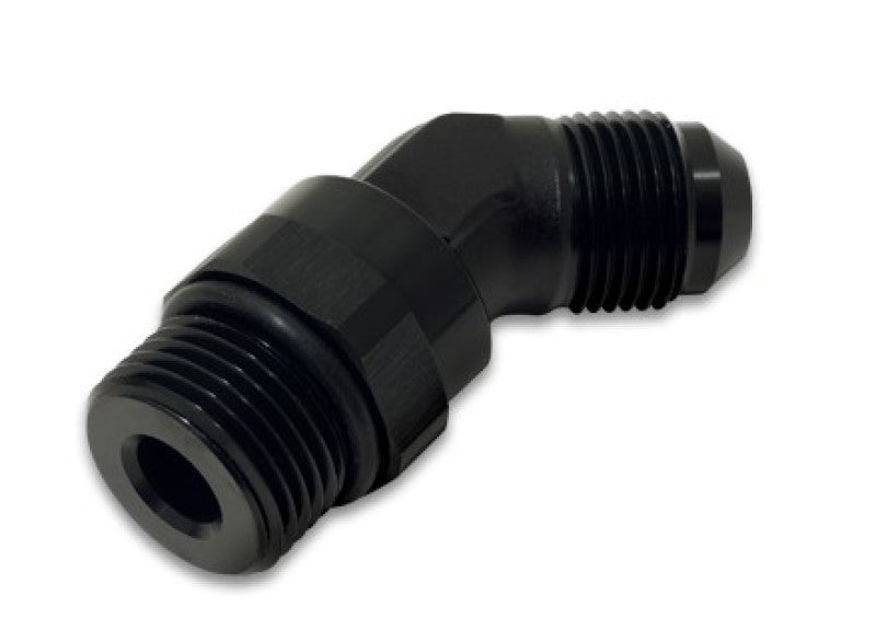 Vibrant 16944 ale to Male -8AN Straight Cut 45 Degree Adapter Fitting - Anodize