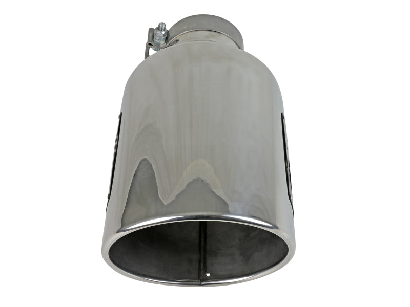AFE 49T40801-P15 MACH Force-Xp 304 Stainless Steel Clamp-on Exhaust Tip - Polis