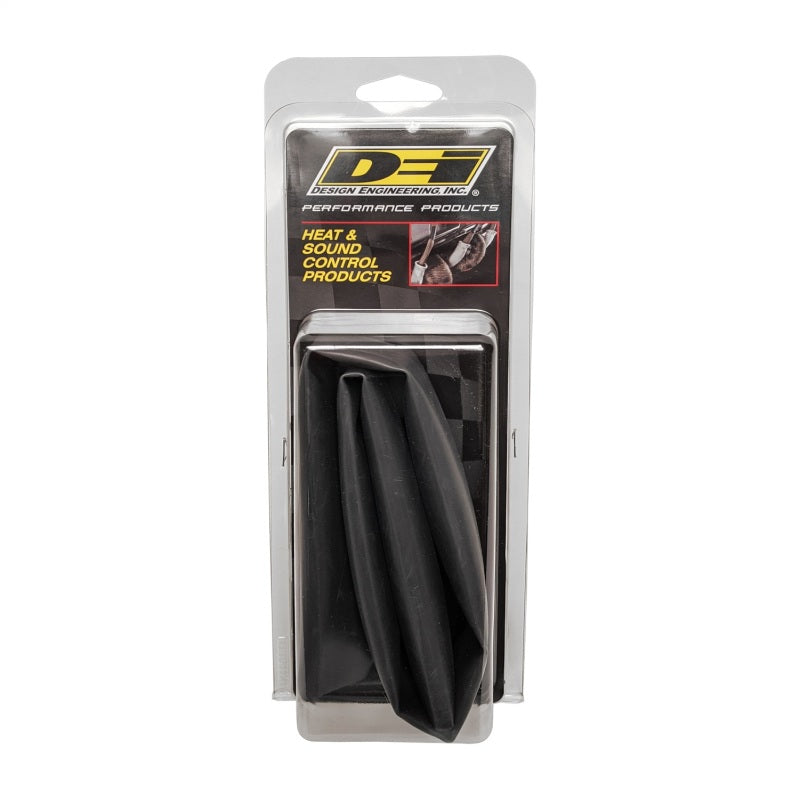 DEI  10858 Hi-Temp Shrink Tube 19mm (3/4in) x 2ft w/Adhesive - Black