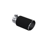 MBRP T5072CF Universal Carbon Fiber Tip 6in OD/4in Inlet/12in L - Angle Cut Tip