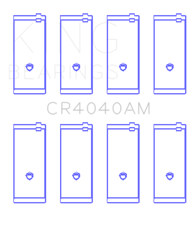 KING KINGCR4040AM0.75 fits KING CR4040AM0.75 Engine Bearings fits Ford Fiesta/E