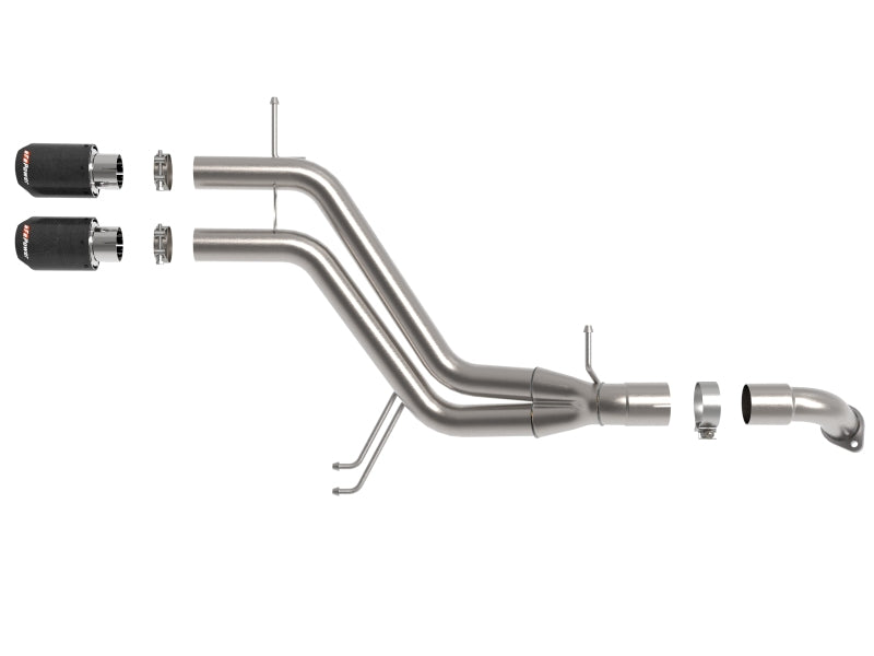 AFE 49-37019-C  13-17 fits Hyundai Veloster L4-1.6L 2-1/2in 304 SS Axle-Back Ex