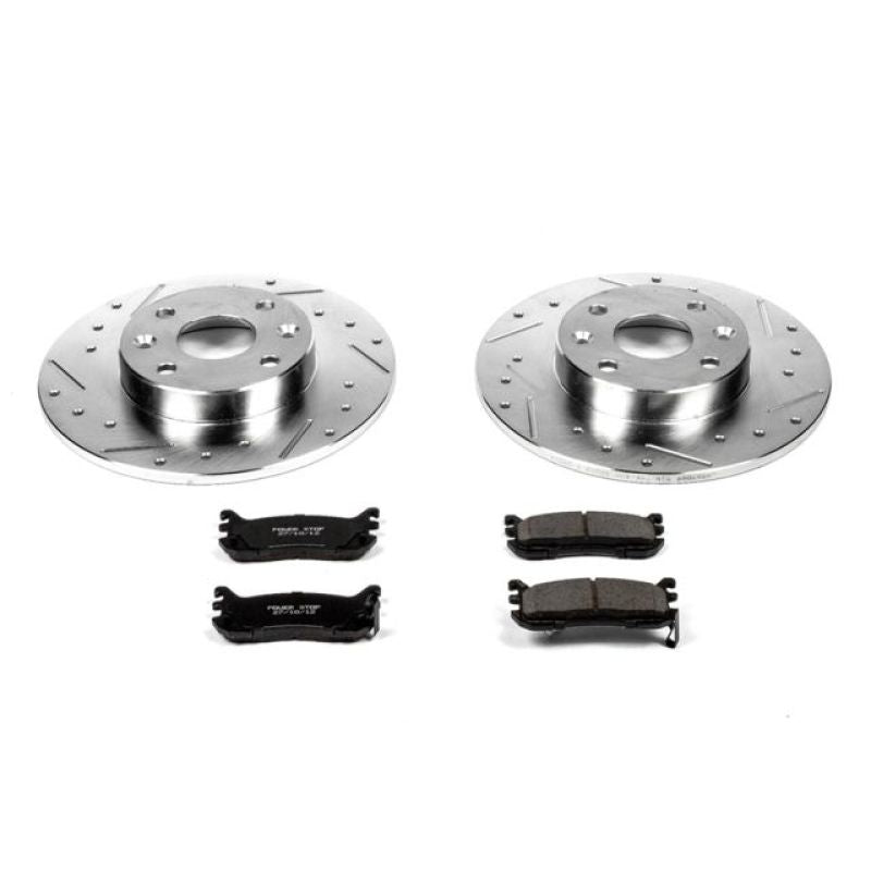 PowerStop K772 fits Ford 97-03 Escort Rear Z23 Evolution Sport Brake Kit