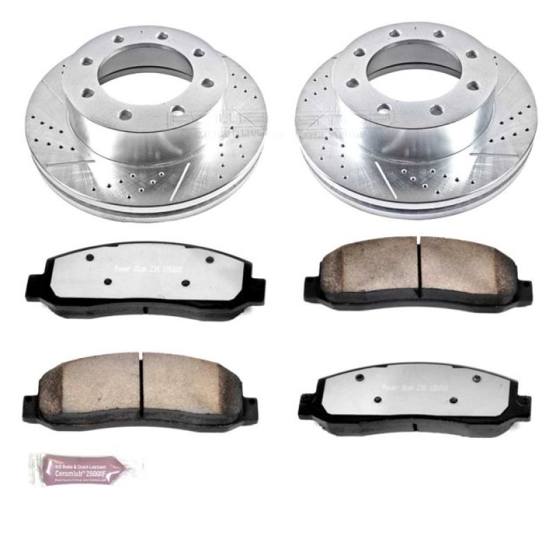 Power Stop K1781 36 fits Ford F-450 Super Duty Front Z36 Truck & Tow Brake Kit