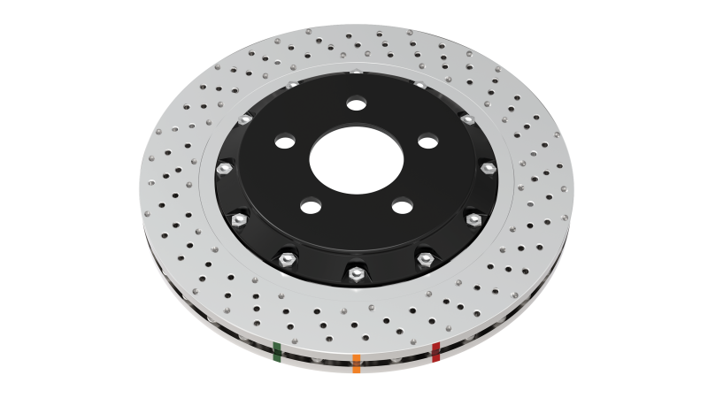 DBA 16-19 Audi R8 Iron Rotor Front 5000 Series Drilled Rotor w/Silver Hat