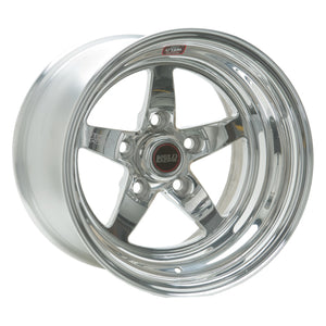 Weld  71LP-505B35A S71 15x5 / 5x4.75 BP / 3.5in. BS Polished Wheel (Low Pad) - N