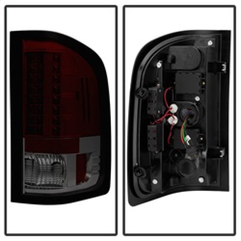 Spyder 5001801 fits Chevy 07-13 Silverado LED Tail Lights Red Smoke ALT-YD-CS07