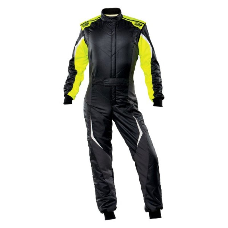 OMP IA0-1859-B01-178-44 Tecnica Evo Overall My21 Black/Yellow - Size 44 (Fia 8856-2018)