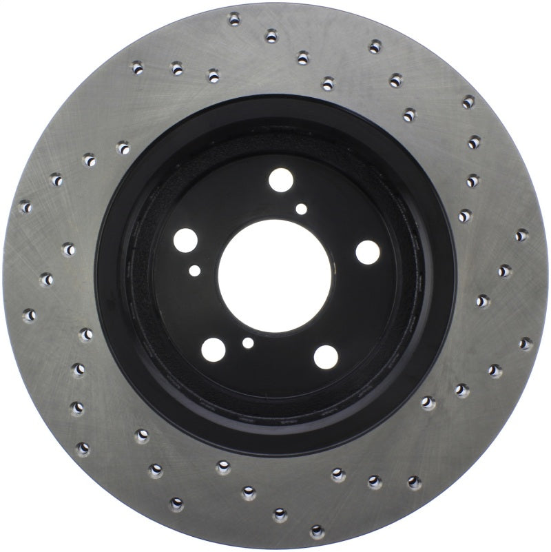 Stoptech 128.40092R Sport Cross Drilled Brake Rotor - Front Left
