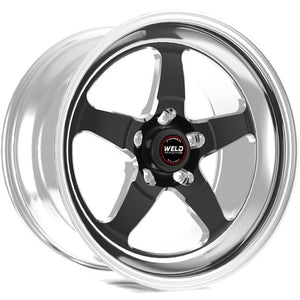 Weld  71HB7090C62A S71 17x9 / 5x5mm BP / 6.2in. BS Black Wheel 3.1 ID (High Pad)