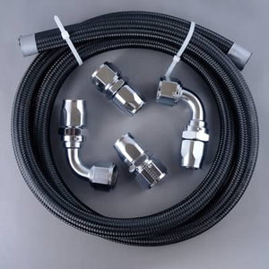 Fragola 900649-BL Vacuum Pump Plumbing Kit (-12AN) Black