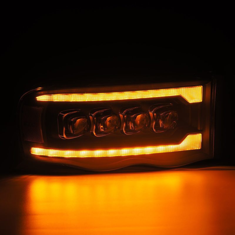 AlphaRex  880564 fits Dodge 02-05 Ram 1500 NOVA LED Proj Headlights Plank Style